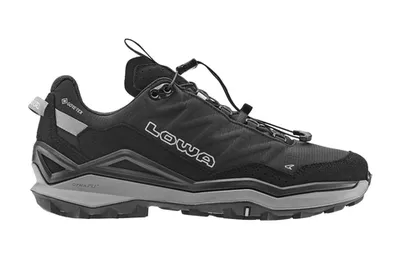 Lowa Maddox Pro GORE-TEX LO SL Wanderschuh Herren – Schwarz / Grau