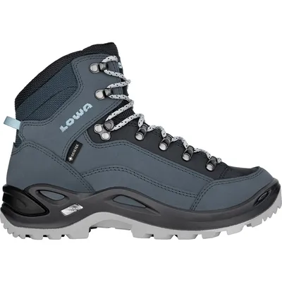 Lowa Renegade GORE-TEX Mid Wanderschuh Damen – Rauchgrau Blau