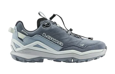 Lowa Maddox Pro GORE-TEX LO SL Wanderschuh Damen – rauchblau/blau