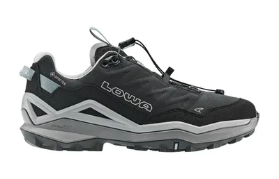 Lowa Maddox Pro GORE-TEX LO SL Wanderschuh Damen – schwarz/grau