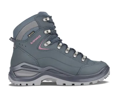 Lowa Renegade Evo GORE-TEX Mid Wanderschuh Damen – stahlblau/alt rosa