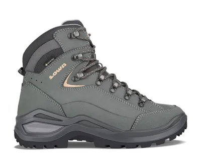 Lowa Renegade Evo GORE-TEX Mid Wanderschuh Damen – graphit/aprikose