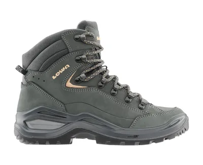 Lowa Renegade Evo LL Mid Wanderschuh Damen – graphit/aprikose