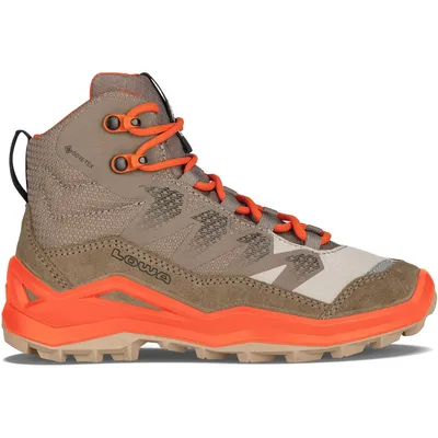Lowa Maddox Pro GORE-TEX Mid Wanderschuh Kinder – DUNE/FLAME