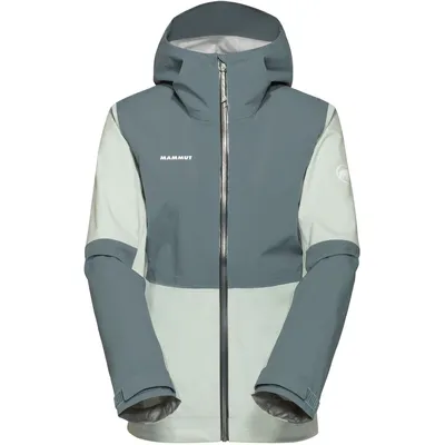 Mammut Linard Guide HS Hooded Jacket Women – silver sage-strata