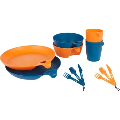 McKinley Kochgeschirr EATING SET 2P PP – BLUEDARK/ORANGE