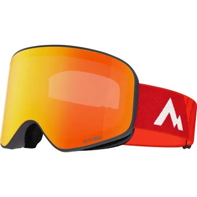 McKinley Ki.-Ski-Brille Flyte JR REVO – Rot / Dunkelrot / Weiß