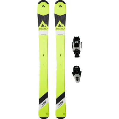 McKinley Ki.-Ski-Set Team 7 geschraubt – Hellgelb / Schwarz