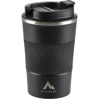 McKinley Becher Thermo 0,35L Sil.-Band – Schwarz
