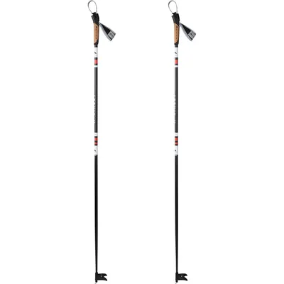 McKinley Ux.-LL-Skistock ACTIVE ALU 2.0 – Schwarz / Weiß / Rot