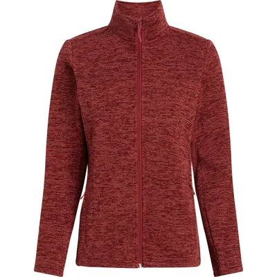 McKinley Da.-Fleece-Jacke Sammy FZ W – MELANGE/RED DARK