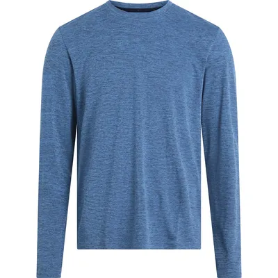 McKinley He.-Langarmshirt Hunu LS M – Navy meliert