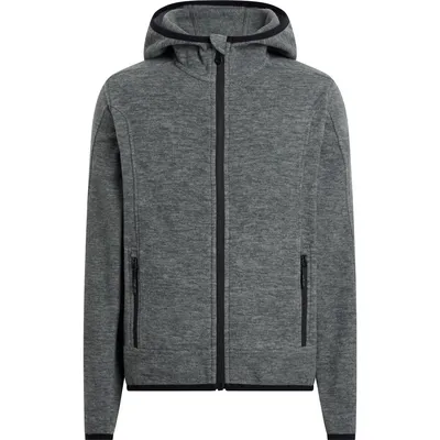 McKinley Choco Fleecejacke mit Kapuze Jungen – MELANGE/ANTHRACITE/A