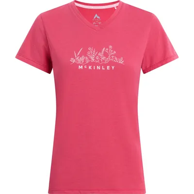 McKinley Da.-T-Shirt Nata III W – Dunkelpink
