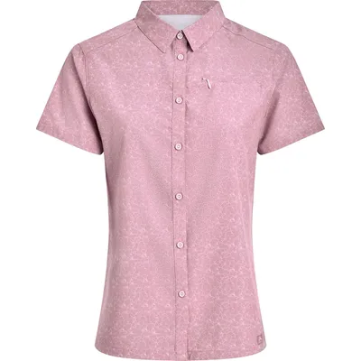 McKinley Da.-Bluse Palila II W – Dunkelrosa gemustert