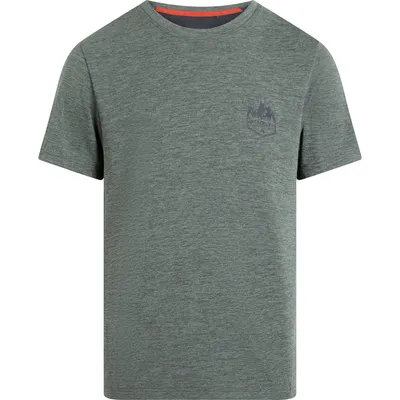 McKinley He.-T-Shirt Hunu II M – Grün Rauchgrau meliert