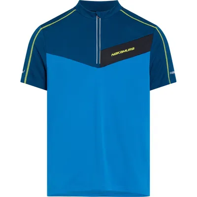 Nakamura He.-Fahrrad-Trikot Nacero M – BLUE PETROL/BLUE PET