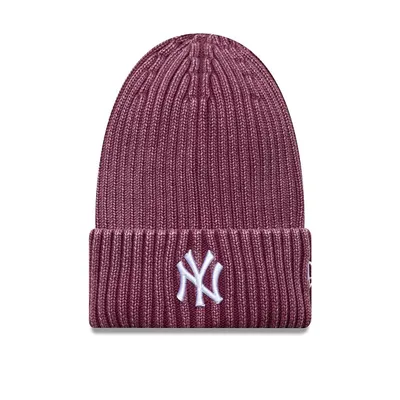 NEW ERA MLB Washed Beanie New York Yankees Kinder – DARK RED