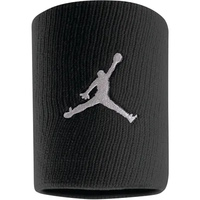 Nike 9010/2 Jordan Jumpman Wristban – Schwarz / Weiß