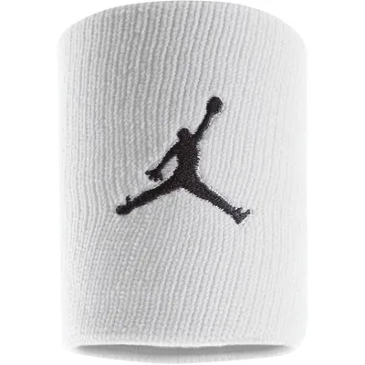 Nike 9010/2 Jordan Jumpman Wristban – WHITE/BLACK