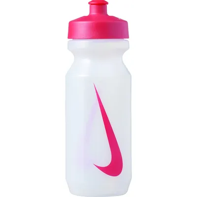 Nike 9341/63 Big Mouth Water Bottle – CLEAR/SPORT RED/