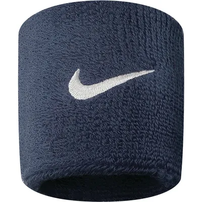 Nike 9380/4 Nike Swoosh Wristbands – OBSIDIAN/WHITE