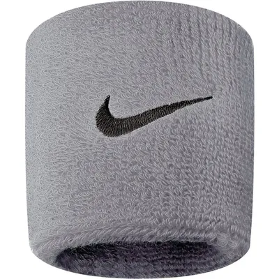 Nike 9380/4 Nike Swoosh Wristbands – GREY HEATHER/BLA