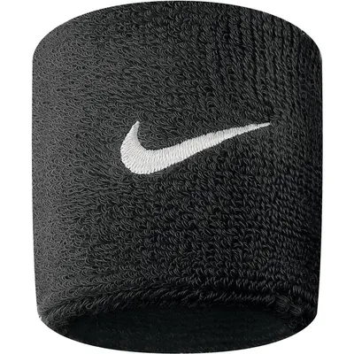 Nike 9380/4 Nike Swoosh Wristbands – Schwarz / Weiß