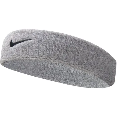 NIKE SWOOSH HEADBANDS – Grau meliert / Schwarz