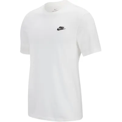 Nike M NSW CLUB TEE – WHITE/BLACK