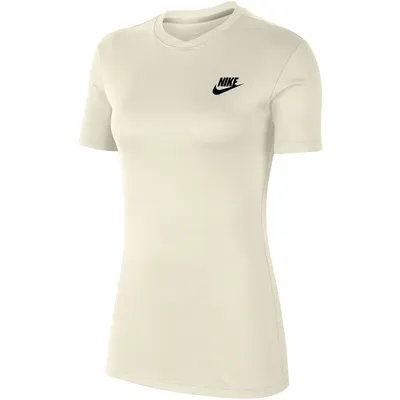 Nike M NSW CLUB TEE – Cremeweiß / Schwarz