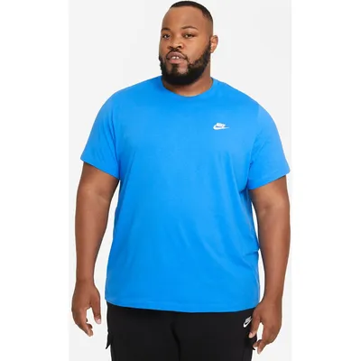 Nike M NSW CLUB TEE – LT PHOTO BLUE/WHITE