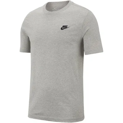 Nike M NSW CLUB TEE – Dunkelgrau meliert / Schwarz