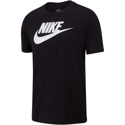 Nike M NSW TEE ICON FUTURA – BLACK/WHITE