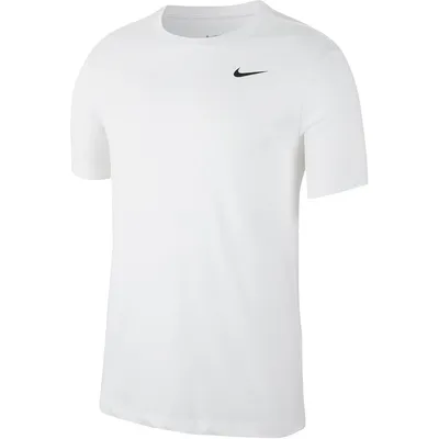 Nike Dri-FIT DFC Crew Solid T-Shirt Herren – Weiß / Schwarz