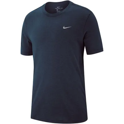 Nike Dri-FIT DFC Crew Solid T-Shirt Herren – OBSIDIANHEATHER/MATTE