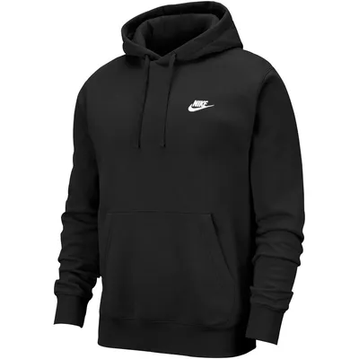 Nike Sportswear Club Hoodie PO BB Herren – Schwarz / Weiß