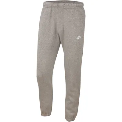 Nike Lifestyle - Textilien - Hosen lang Club Jogginghose – DK GREY HEATHER/MATTE SILVER/WHITE