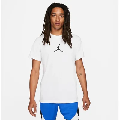 Nike Jordan Jumpman Dri-FIT Kurzarm Crew-Shirt Herren – Weiß / Schwarz
