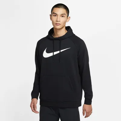 Nike Dri-FIT PO SWSH Kapuzensweat Herren – BLACK/WHITE
