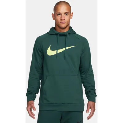 Nike Dri-FIT PO SWSH Kapuzensweat Herren – DEEP JUNGLE/LUMINOUS GREEN