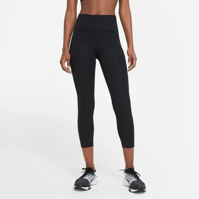 Nike W NK DF FAST CROP – BLACK/REFLECTIVE SILV