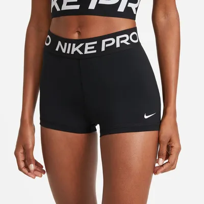 Nike W NP 365 SHORT 3IN – BLACK/WHITE