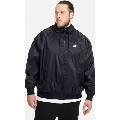 Nike Woven LND WR Kapuzenjacke Herren – BLACK/WHITE