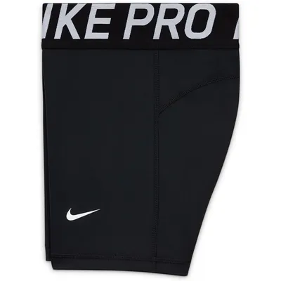 Nike Pro Dri-FIT 3IN Shorts Kinder – BLACK/WHITE
