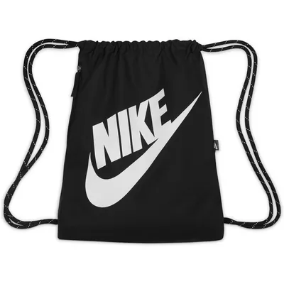 Nike NK HERITAGE DRAWSTRING – BLACK/BLACK/WHITE