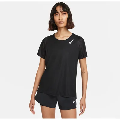 Nike T-Shirt Dri-FIT Race – BLACK/REFLECTIVE SILV