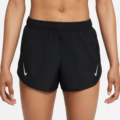 Nike Fast Dri-FIT Tempo Laufshorts Damen – BLACK/REFLECTIVE SILV