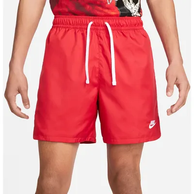 Nike Club WVN LND Flow Shorts Herren – UNIVERSITY RED/WHITE