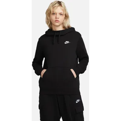 Nike Sportswear Club Fleece FNL Hoodie STD Damen – BLACK/WHITE